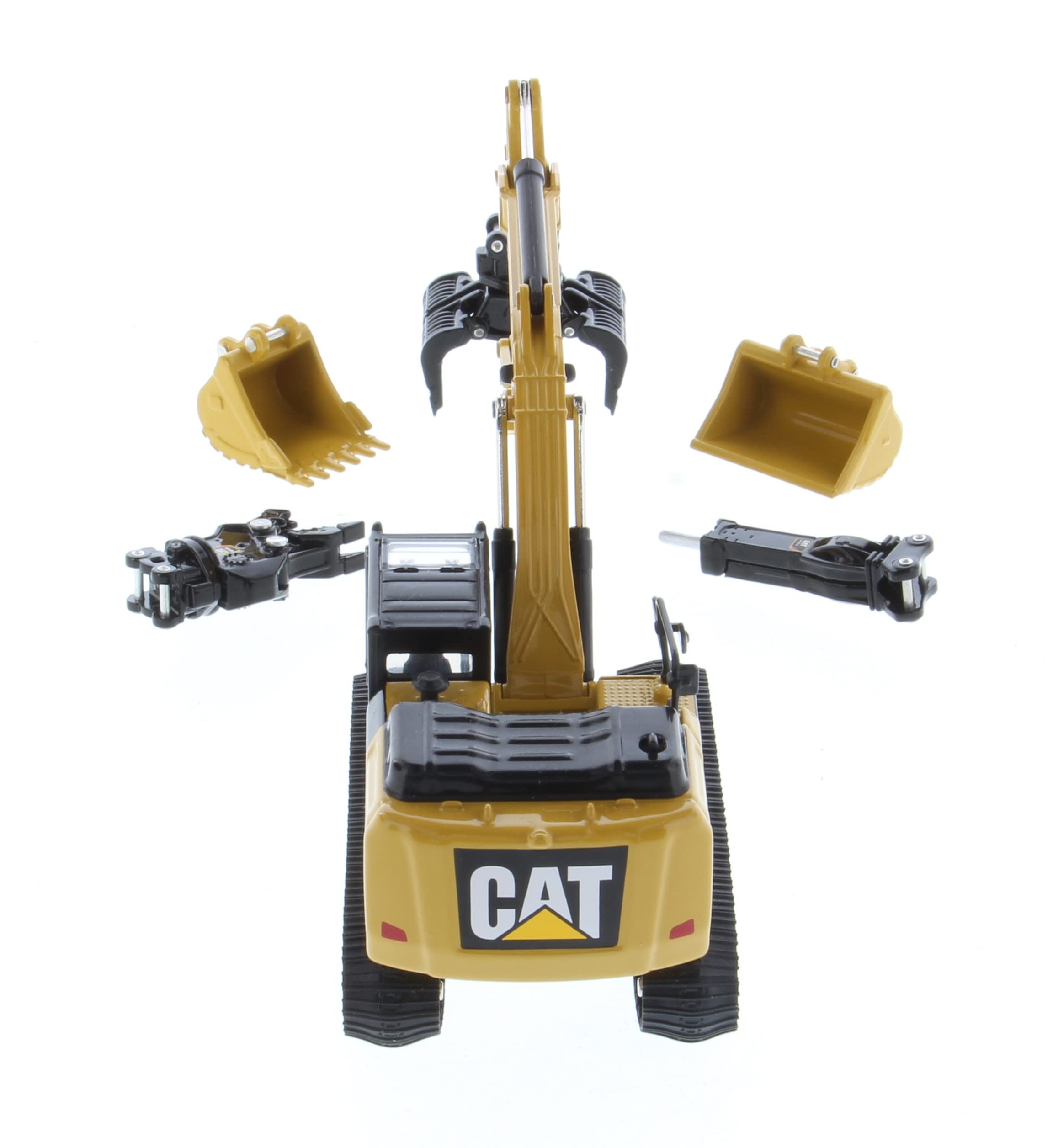 ミニカー 1/64 DM CAT 320F L アタッチメント付き 85636 CAT CATERPILLAR 320F L HYDRAULIC EXCAVATOR W/ 5 TOOLS 1:64 DIECAST